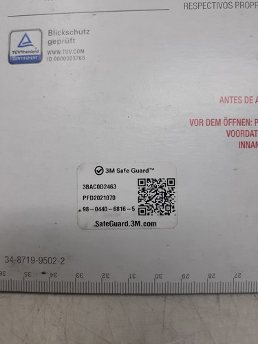 3M PF235W9B Black Privacy Filter 23.5" 16:9 Monitor Anti-Glare Screen Shield - Afbeelding 5 van 5