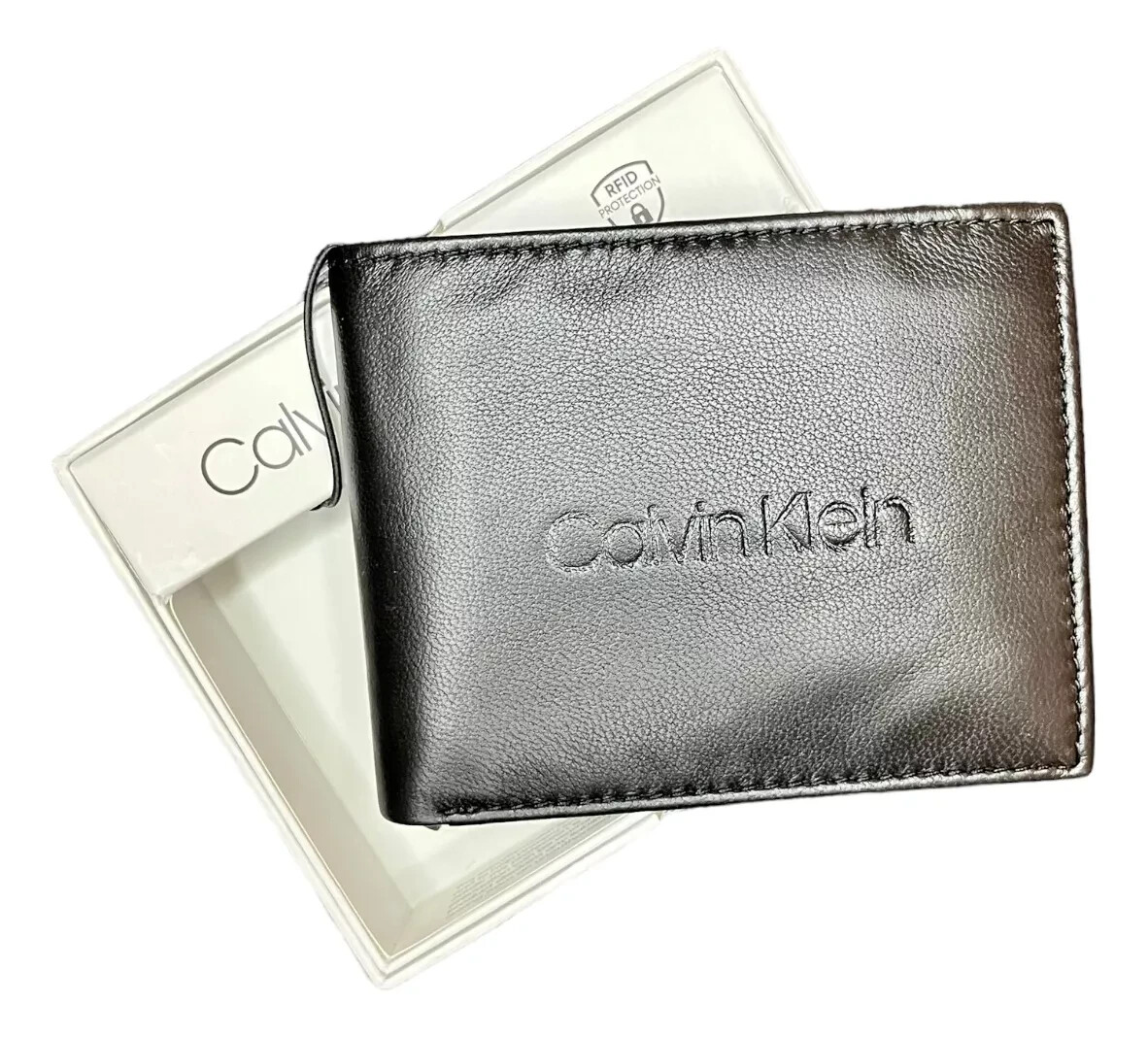 Amazon.com: QXPDD Bifold Wallet for Men Horizontal Leather