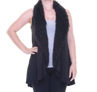 Jessica Simpson Sleeveless Black Cardigan Size S on sale Jessica Simpson Sleeveless Black Cardigan Size S on sale