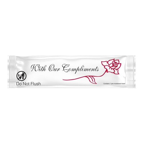 Convenient Pre-Moistened Hand Wipes - 250 Thick Lemon-Scented Individual Packs - Picture 3 of 8
