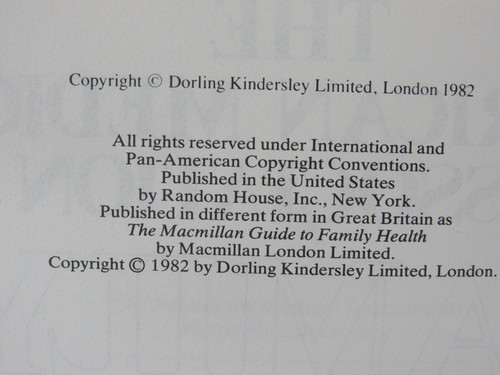 Vintage 1982 The American Medical Association Family Medical Guide Book - Picture 4 of 4