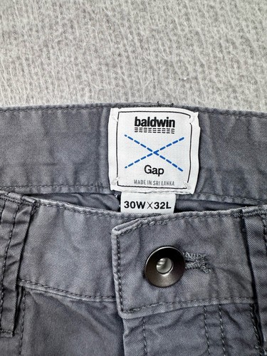 Baldwin x Gap Pants Mens 30x32 Gray Twill Cargo Utility Pockets Outdoor Workwear - Bild 7 von 8