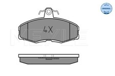 025 208 6117 MEYLE BRAKE PAD SET, DISC BRAKE FRONT AXLE FOR FORD SKODA VW