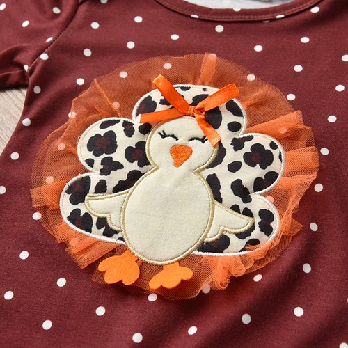 Bebé Niño Bebé Niña Trajes de Acción de Gracias Mono Mameluco Body de una pieza - Imagen 4 de 7