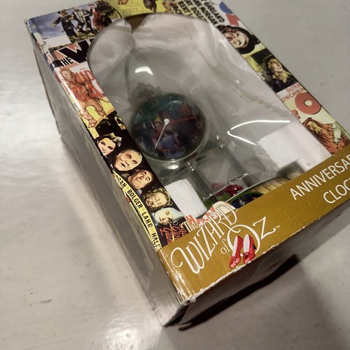 The Wizard of Oz Anniversary Clock Damaged Box Berger Untested Collectible - Picture 3 of 11