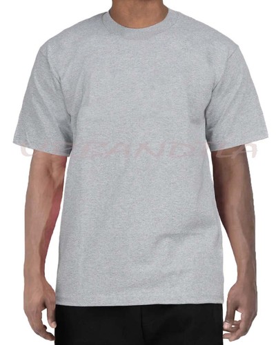 Men's 100% Cotton Heavyweight Short Sleeve Blank Crew Neck Plain T-Shirt S-5XL - Bild 3 von 17