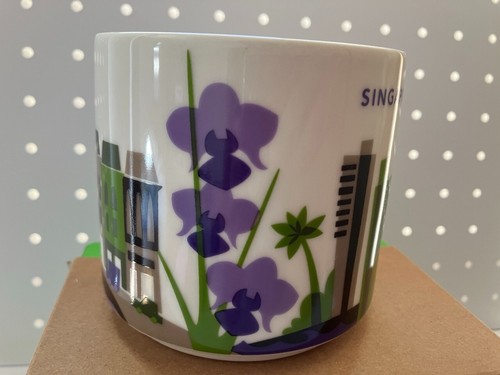 Singapore Purple Starbucks coffee Cup Mug 14oz You Are Here Collection YAH NEW - Picture 3 of 11