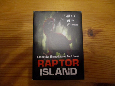 Raptor Island - Kleine Box unabhängiges Dinosaurier Thema Kartenspiel