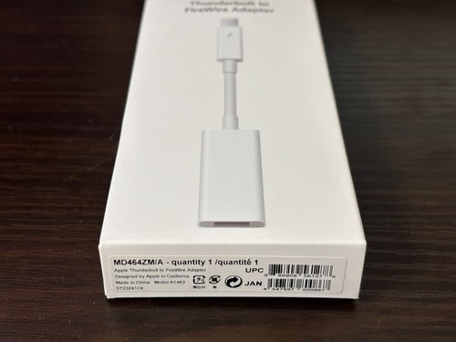 Câble adaptateur Apple MD464ZM/A A1463 Thunderbolt FireWire 800 - Photo 21/24