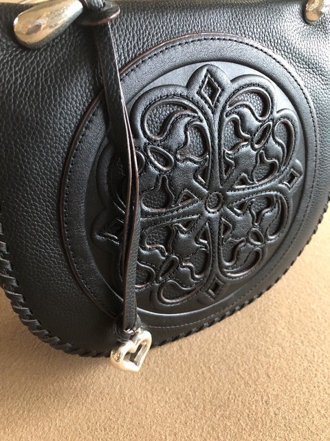 Brighton Gia H35733 Crossbody Saddle Bag Black Purse