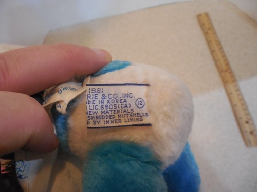 Vintage 1981 Smurfs Smurfette Smurf Plush Doll Plush Peyo Wallace Berrie & Co - Picture 14 of 14
