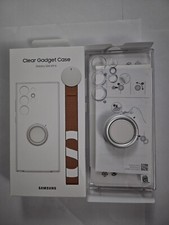 Authentic Samsung Clear Gadget Case For Galaxy S24 Ultra - Hand Grip Kickstand