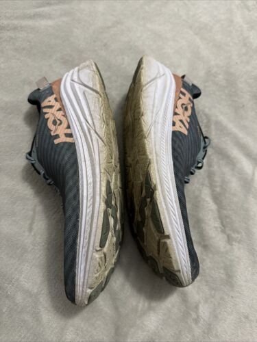 Scarpe da corsa Hoka One One Rincon donna 10,5 sneakers grigie 1102875 LPSN - Foto 3 di 9