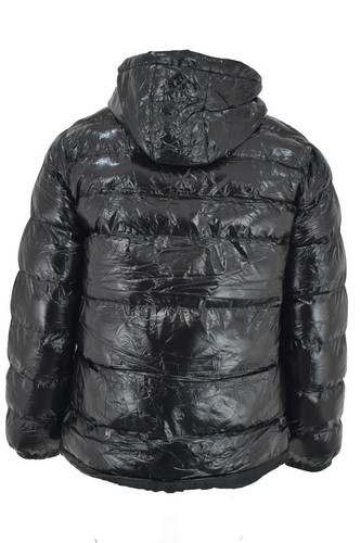 Giacca bomber in nylon lucido e fodera imbottita scaldabody nuova inverno casual abbigliamento - Foto 6 di 13