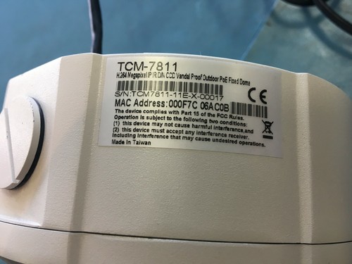 ACTI TCM-7811 IP network security DOME camera cam, H.264, 1.3MP, OUTDOOR - Picture 3 of 4
