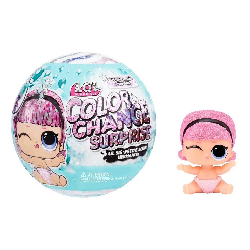 LOL Color Change GLITTER Surprise LIL SPICE Baby Girl Doll Devil L.O.L. NEW+Ball