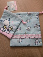 Sanrio Pochacco Drawstring pouch bag set new