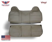 For 2008 2009 2010 Ford F350 f450 Super Duty Work Truck Bench Seat Covers Gray
