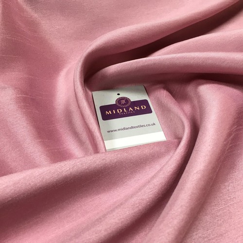 £4.99 Plain Shantung Satin Backed Dupion Faux Silk Dress Fabric 147 cm MD1293 - Picture 51 of 68