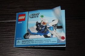 LEGO CITY: Police Microlight (30018) 100% Complete With Instructions No Bag