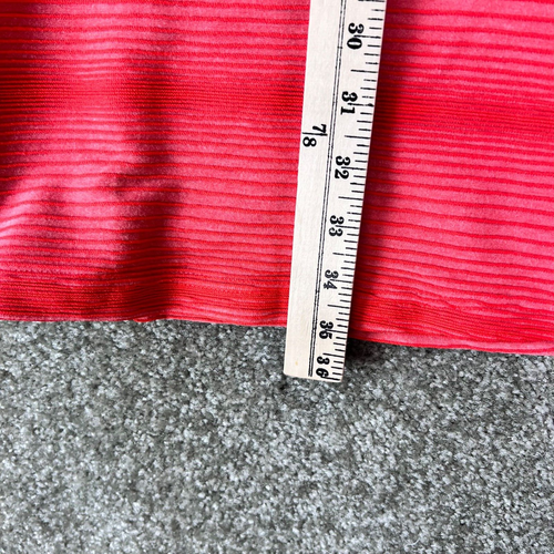 Miami Francesca's Sz L Coral Tangerine Textured Sleeveless Fit & Flare Dress - Picture 10 of 10