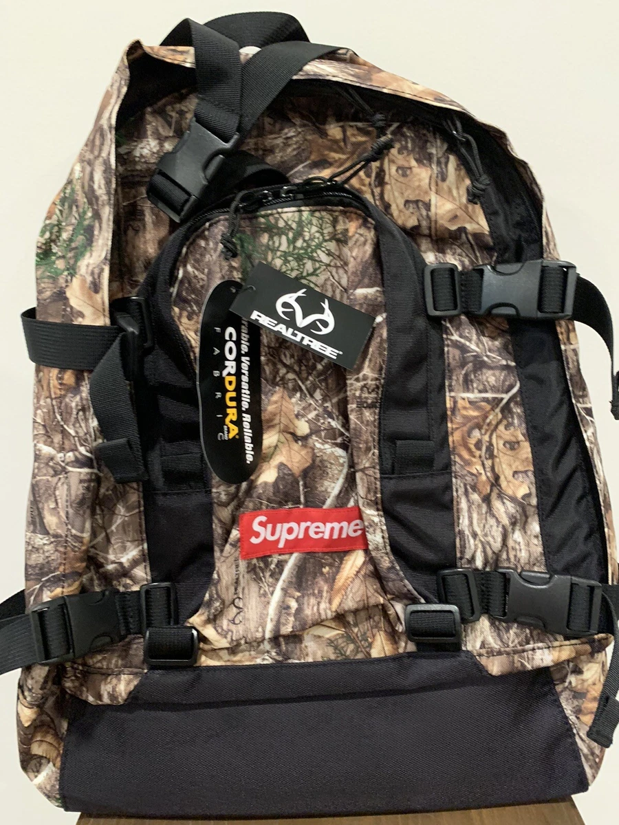 Supreme Real Tree Camo Backpack Box Logo FW19 | eBay