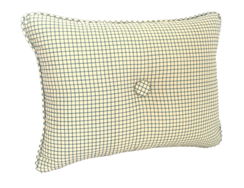 Ralph Lauren Coastal Garden Windowpane Check Button Pillow Insert Custom New - Picture 1 of 1