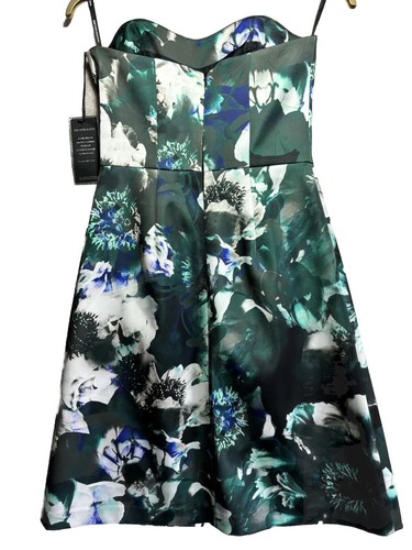 WAREHOUSE SPOTLIGHT Structured Bandeau Cocktail Party Dress Strapless Size 8 - Picture 2 of 17
