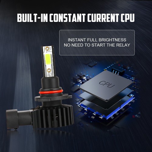 9005 HB3 360° LED Headlight Bulbs High Beam Conversion Kit 2200W 330000LM 8000K - Bild 5 von 12