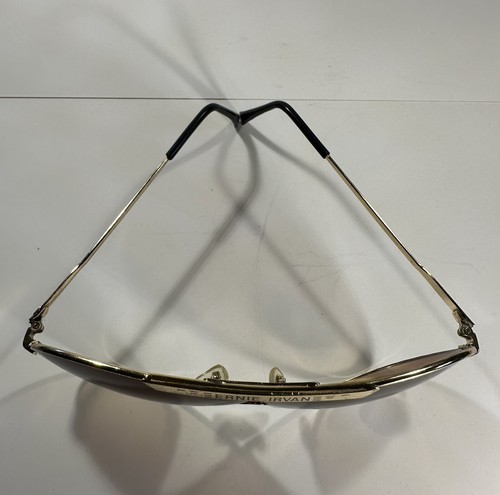 Vintage NASCAR Ernie Irvan Aviator Sunglasses Gold Tone Frame *NEW OLD STOCK* - Picture 8 of 9