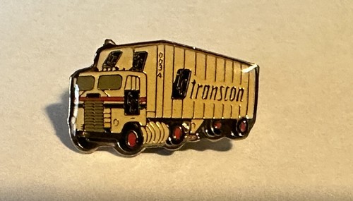 VINTAGE TRANSCON LINES TRUCKING TRACTOR LAPEL PIN COLLECTIBLE - Rare - Picture 1 of 2