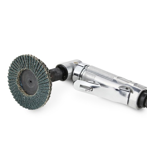 Confezione da 10 - 3" mini dischi a lembo 120 grana cambio rapido levigatura stile roloc tipo R - Foto 5 di 6