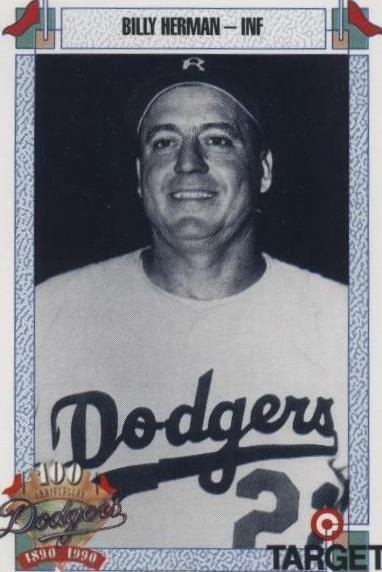 1990 Target Dodgers 100th Anniversary - Billy Herman #337 - 1 of 1