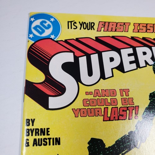 DC Comics Superman vol 2 #1 VF/NM 1987 Key Issue Origin of Metallo John Byrne - Picture 4 of 8