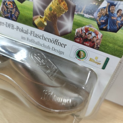 Bitburger Flaschenöffner Fussballschuh-Design DFB Pokal Sammler Selten Rare Neu - Bild 2 von 3