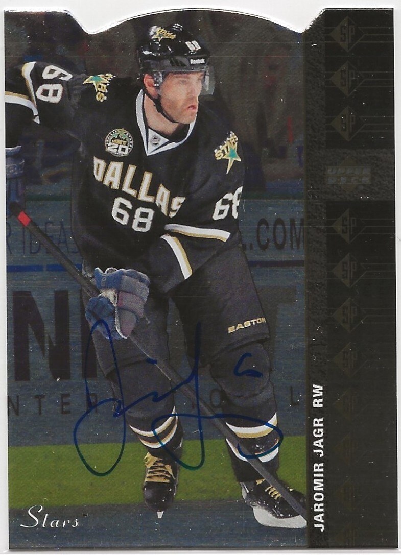 2012-13 SP Authentic 1994-95 SP Retro Die Cut Autograph #SP38 Jaromir Jagr