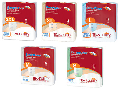 SmartCore Incontinence Breathable Underwear Briefs, Maximum, S/M/L/XL/XXL   