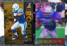 1995 Pinnacle Zenith RC Marshall Faulk #Z131 & Motion Card Indianapolis Colts 