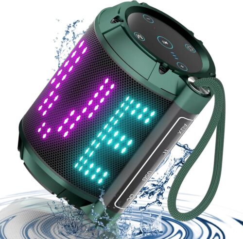 DIY Retro Pixel Art Portable Bluetooth Speaker, IPX7 Waterproof Speaker - Picture 2 of 3