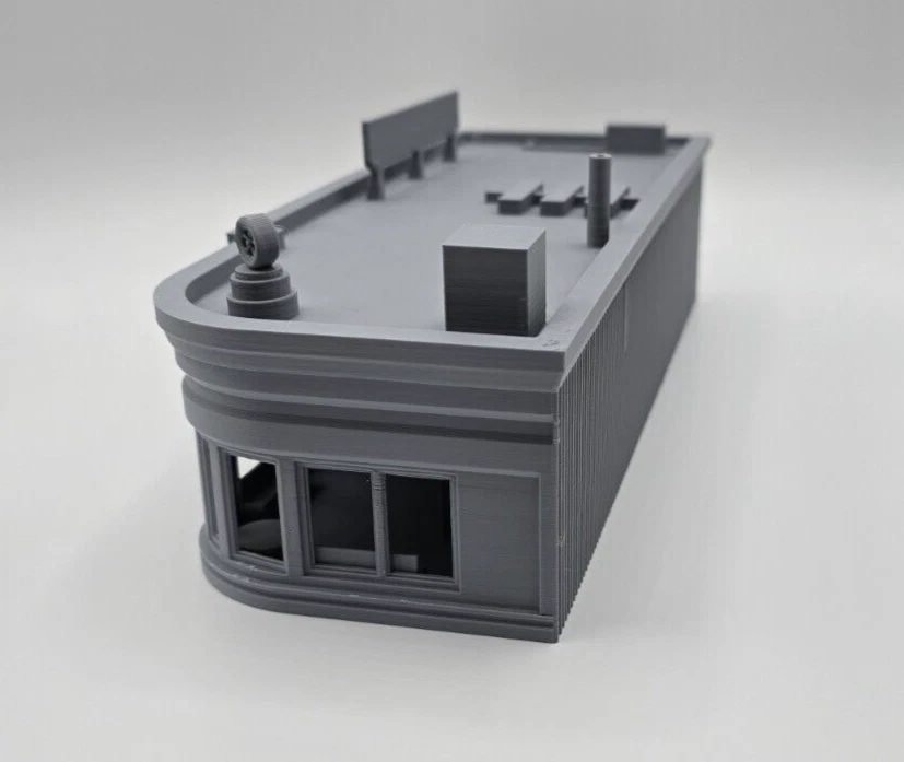 Edificio de tienda de automóviles escala HO 1:87 Foto 4 de 4