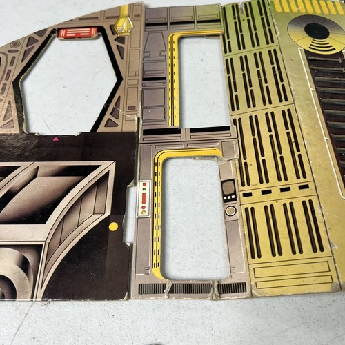 Vintage Star Wars 1978 Palitoy Death Star Original Main Wall Cardboard Piece A B - Picture 4 of 23