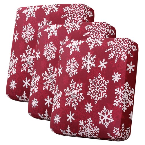 Christmas Sofa Covers Fleece Couch Cushion Covers Stretch Slipcover 1/2/3 Seater - Picture 20 of 21