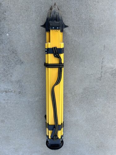 Fiberglas Stativ GPS Totalstation Füllstand Vermessung Tragegurt - Bild 3 von 9