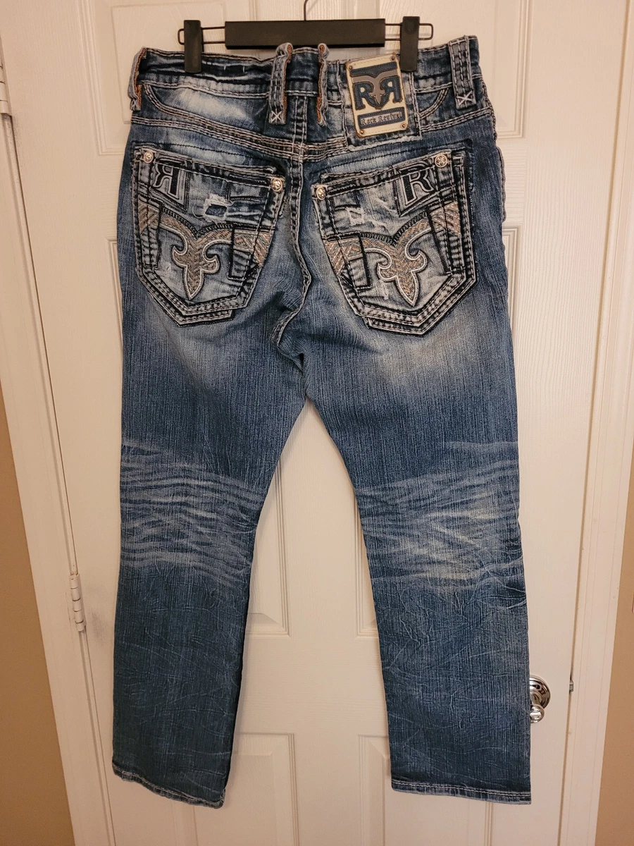 Rock Revival Regular 36 Size Jeans Men's 33 in Inseam for sale | eBay