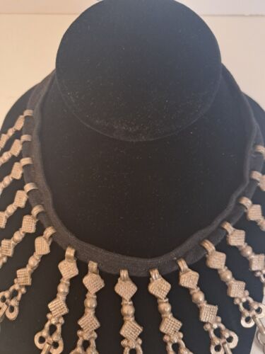 Vintage Kuchi Choker Coin Necklace Ethnic Tribal Boho*SEE PICTURES, DESCRIPTION* - Picture 9 of 10