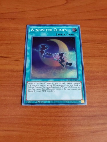 Carillones Windwitch - Yugioh Blazing Vortex - Súper Raro - BLVO-EN059 - CASI NUEVO/COMO NUEVO - Imagen 1 de 2
