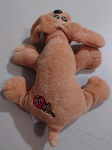 Vintage 1985 Tonka 7" Stuffed Animal Plush Baby Pound Puppies Brown Long Ears - Picture 2 of 4