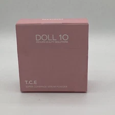 Doll 10 T.C.E. Super Coverage Serum Powder Medium Full Size – NEW