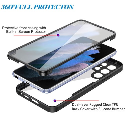 Etui na telefon komórkowy Ochrona Case do Samsung Galaxy S22 Ultra 5G Full Cover Pokrowiec Bumper - Zdjęcie 34 z 43