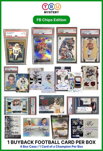 2025 TruMystery Football Chips Edition Case Of 4 - Picture 2 of 2